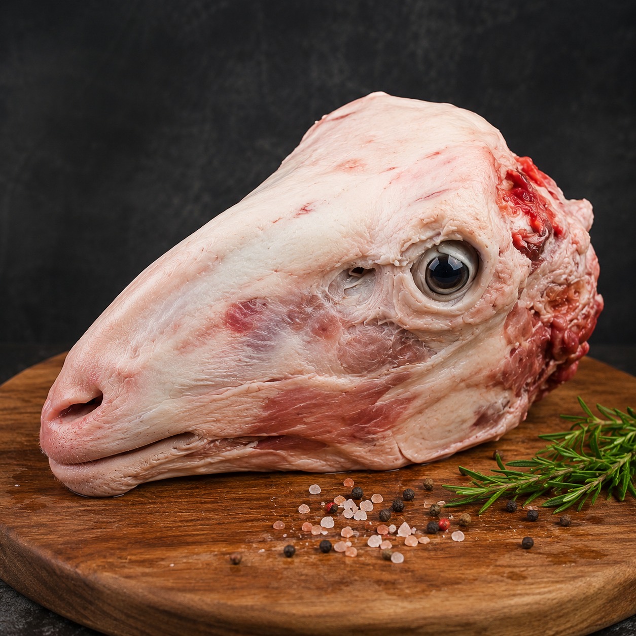 Local sheep head